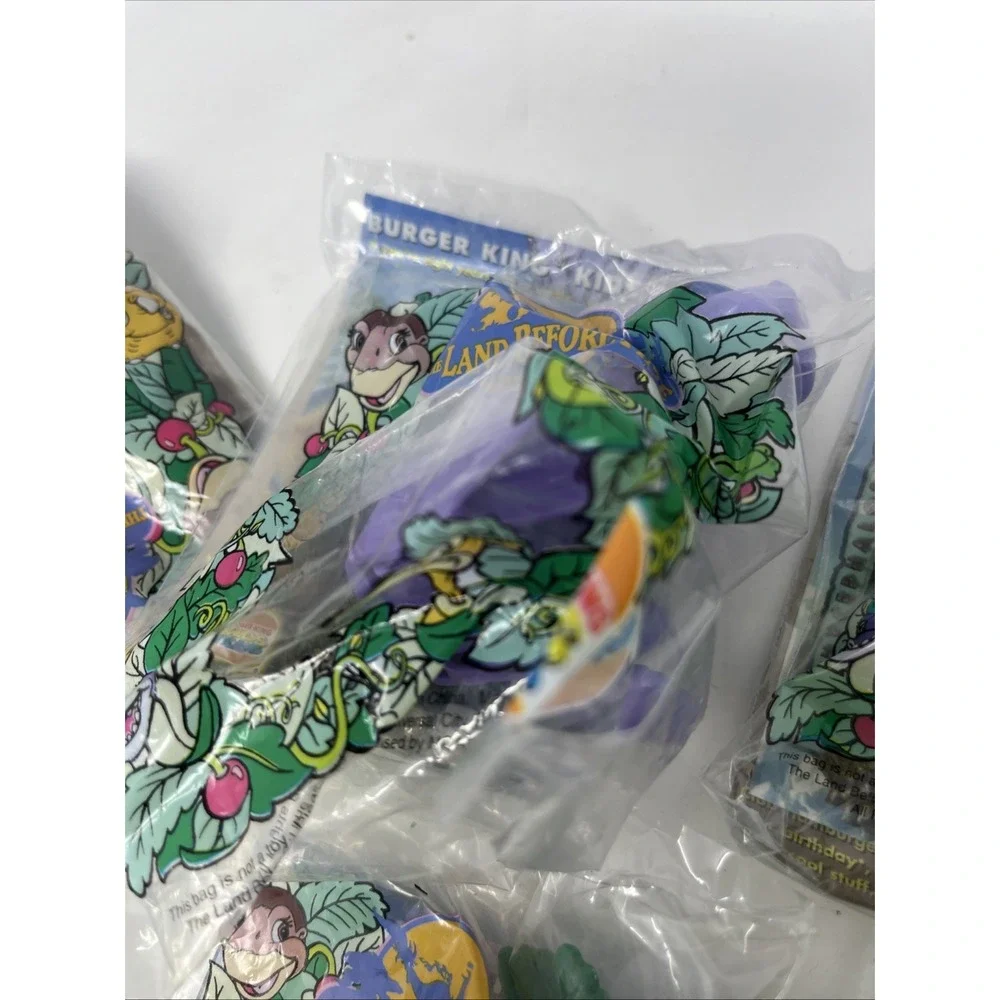The land before time Burger King Kids Club Complete Set,  Lot Of 6 New